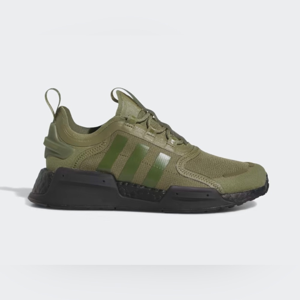 Adidas NMD_V3 SNEAKERS Olive Green SEE INSIDE SIZE LABEL PHOTO